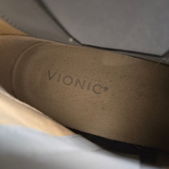 Vionic Roseland Size 10 W Slate Gray Water-Repellent Suede Chelsea Ankle Boot - Picture 11 of 11